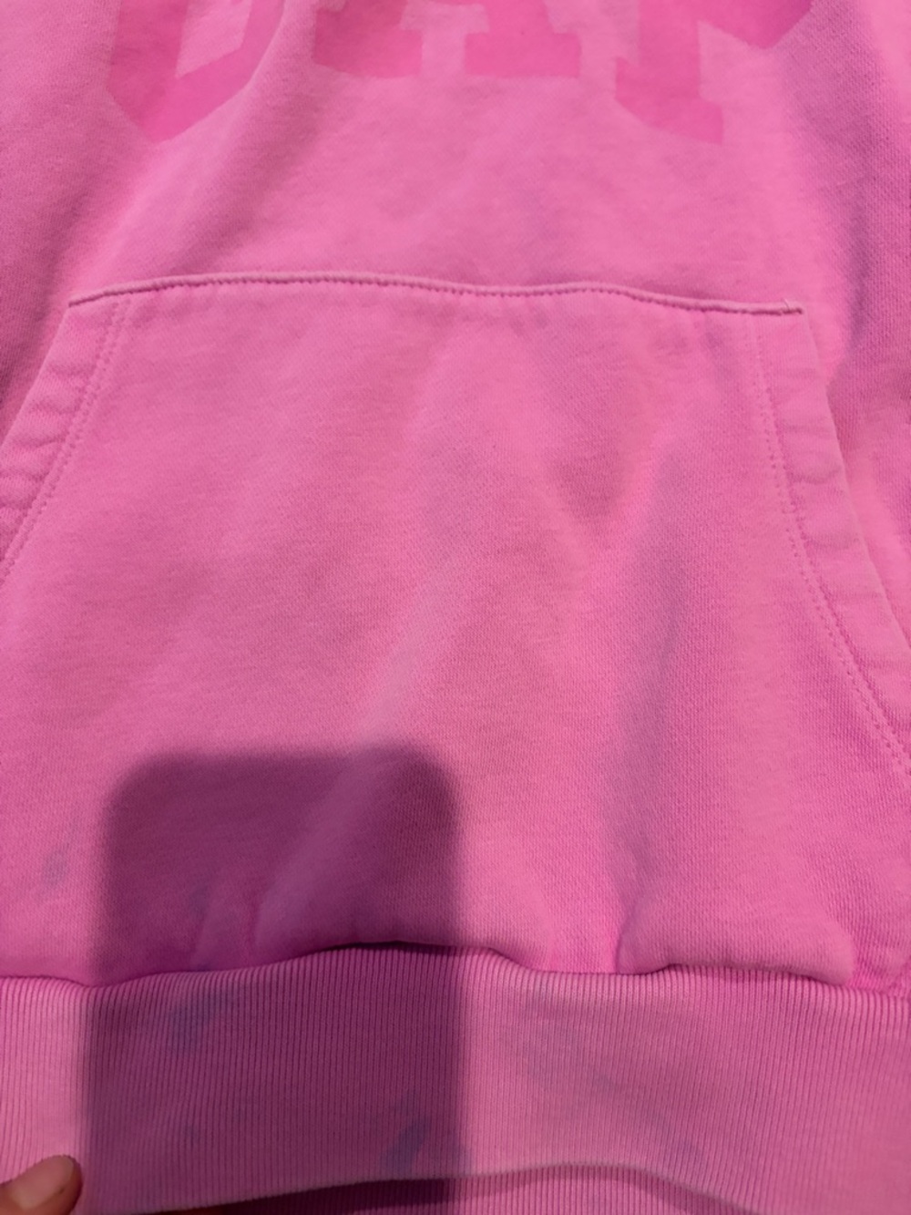 GAP Kids Bright Pink Hooded Sweatshirt - Picture 6 of 6